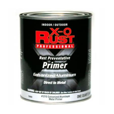 General Paint X-O Rust Anti-Rust Enamel, Galvanized & Aluminum Primer, White, Quart - 738856